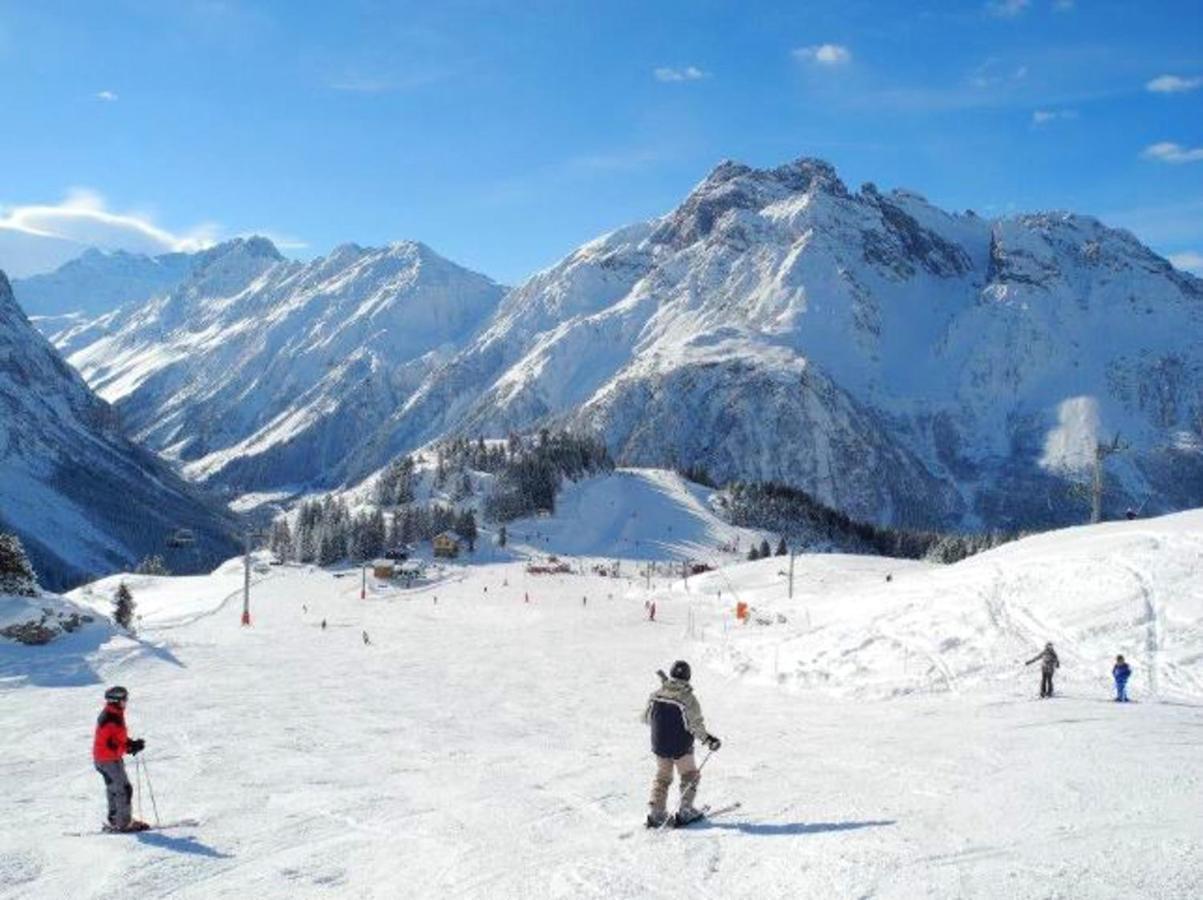 Appartement Accueillant A Pralognan-La-Vanoise Avec Balcon Et Vue Dış mekan fotoğraf